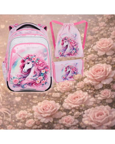 školský set Bagmaster Beta 26B jednorožec hlavný obrázok