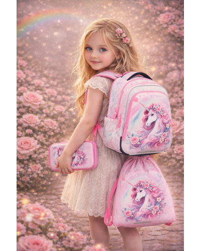 školský set Bagmaster Beta 26B jednorožec hlavný obrázok