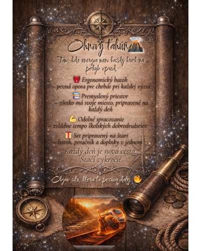 Ohnivý ťahúň školský set TOPGAL ENDY24012 batoh a PP Karton peračník kombinácia výrobcov