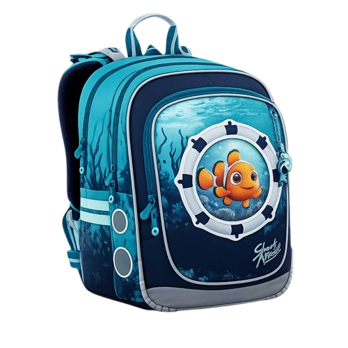 Chlapčenský školský set Topgal Morský svet batoh a peračník