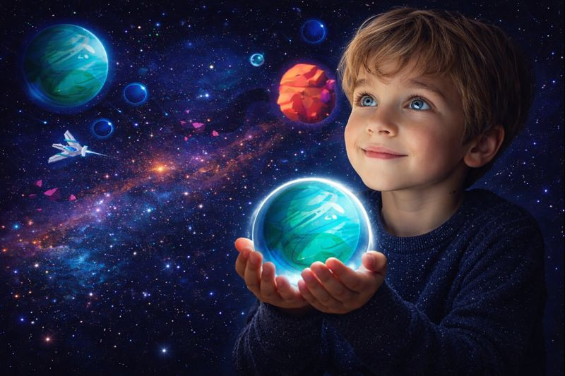 Školská aktovka Topgal BEBE 26013 galaxia poznania detail