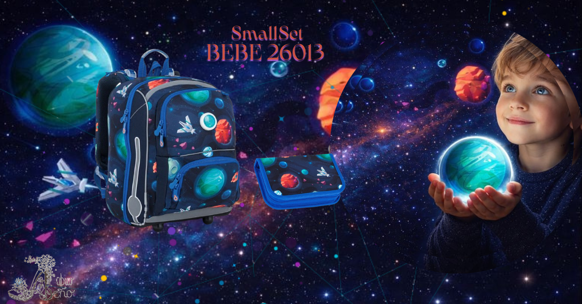 Školský set Galaxia poznania Topgal BEBE 26013 vesmírny motív