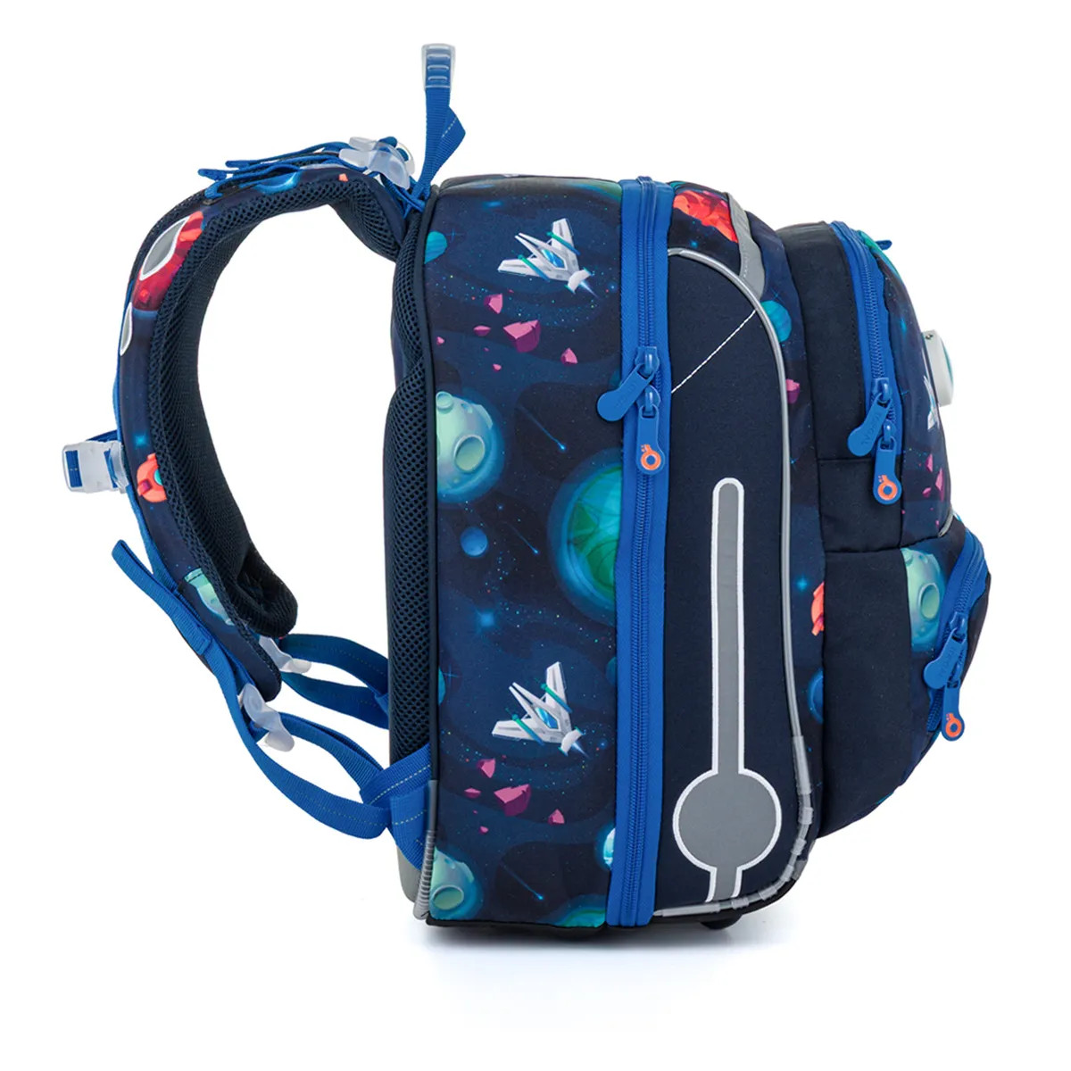 Školský set Galaxia poznania detail batohu Topgal