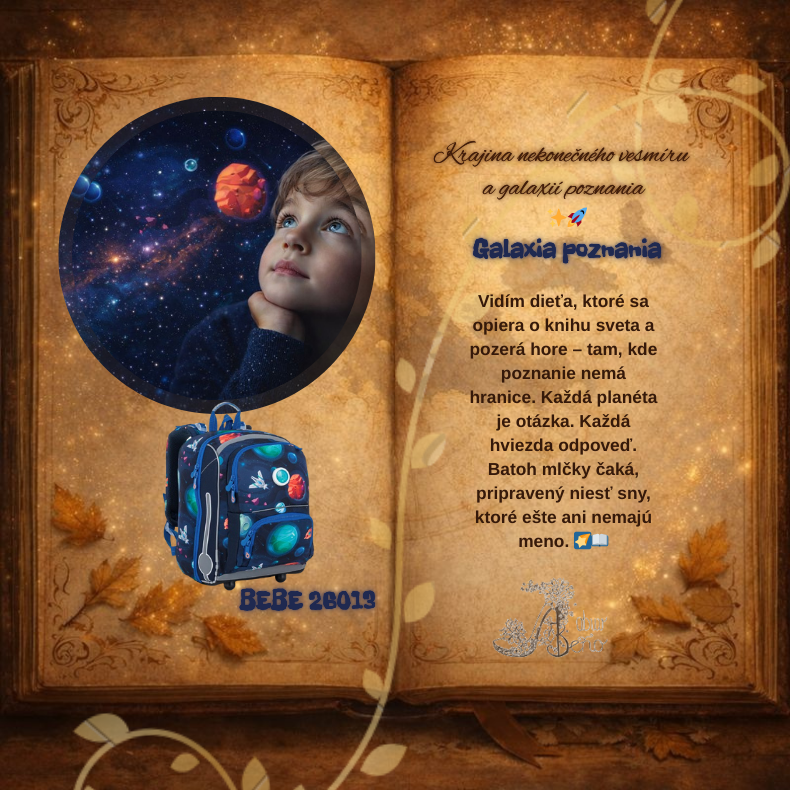 Školský set Galaxia poznania pre chlapca