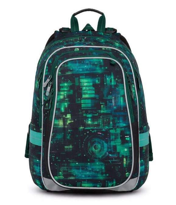 Chlapec s batohom Kyber poznanie školský set Topgal