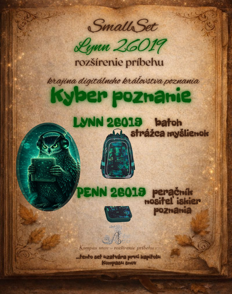 Chlapec s batohom Kyber poznanie digitálny dizajn