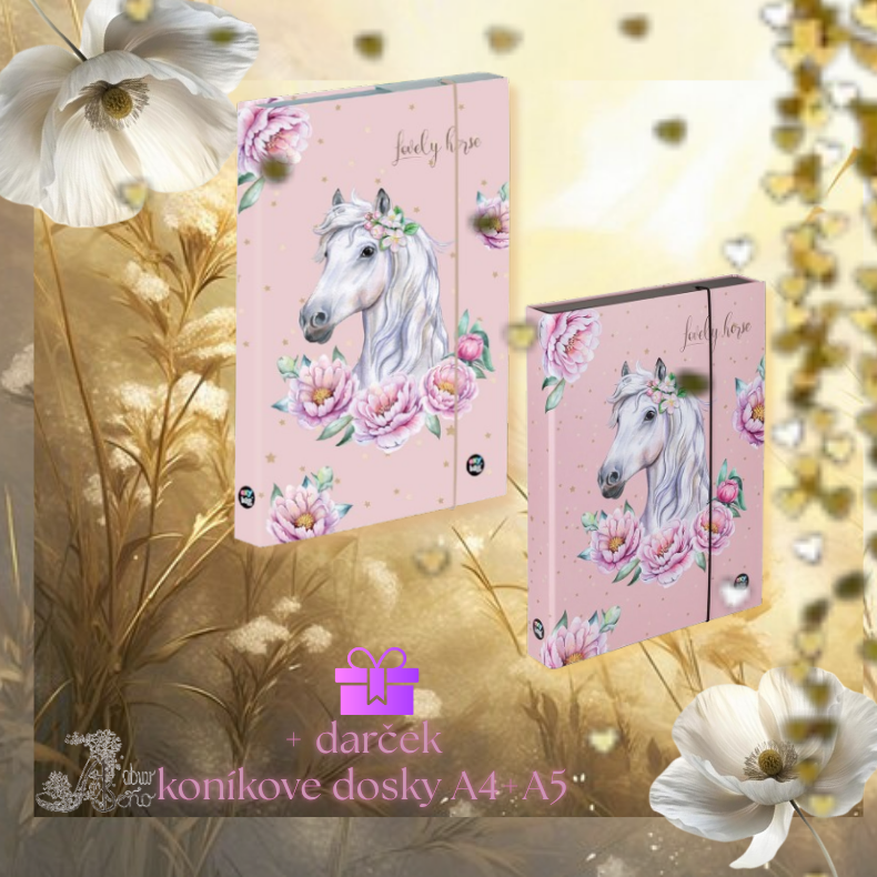 Dizajnové dosky s koníkom A4 a A5 – kliknite a vyberte si motív