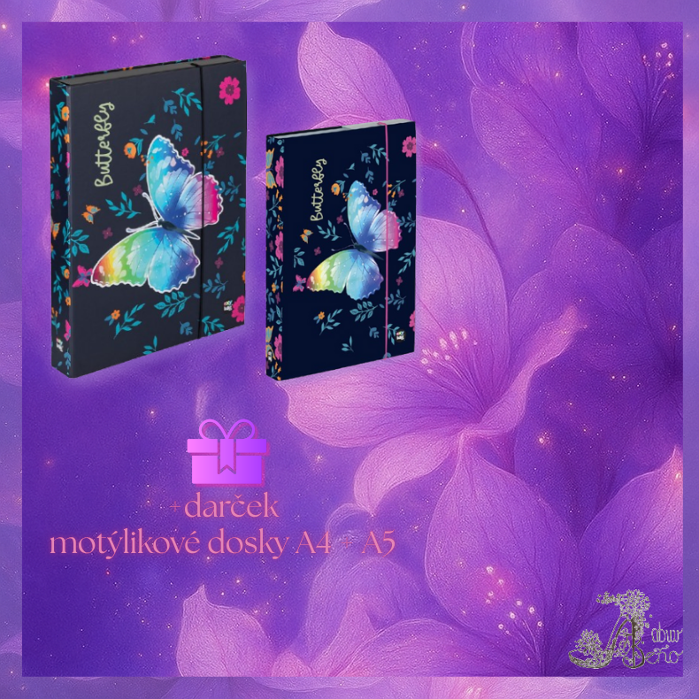 Dosky A4 a A5 – motýlikový set