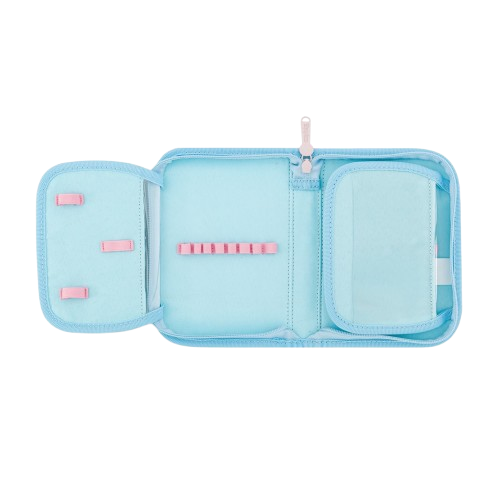 Dievčenský školský set – zebrový dizajn detail