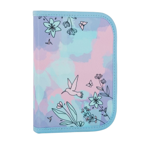 Detail školského setu so zebrovým motívom