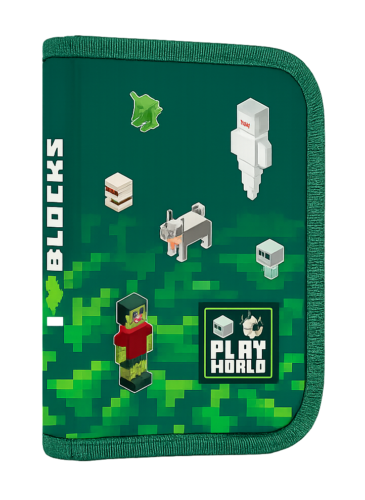 Školský peračník s motívom bloková realita