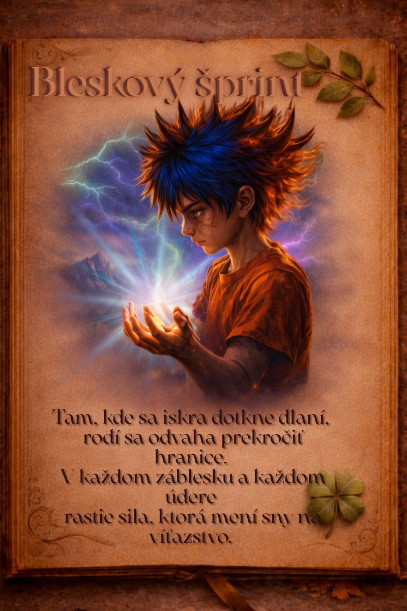 Bleskový šprint – príbehový vizuál k chlapčenskému školskému setu TOPGAL MIRA24019