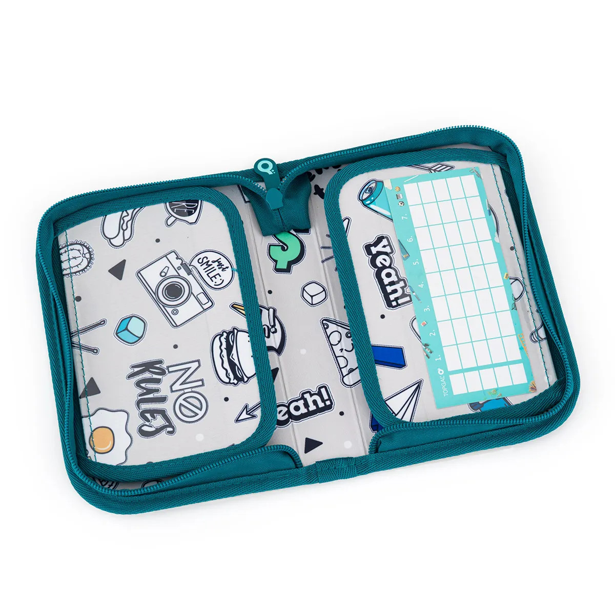 Školské puzdro Topgal Morský svet vnútorné usporiadanie