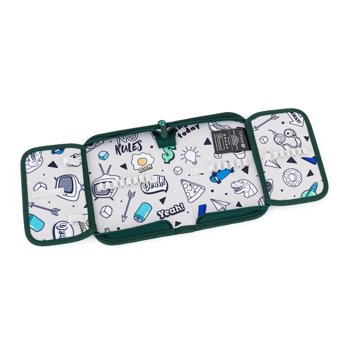 Detail školského peračníka Kyber poznanie digitálny dizajn