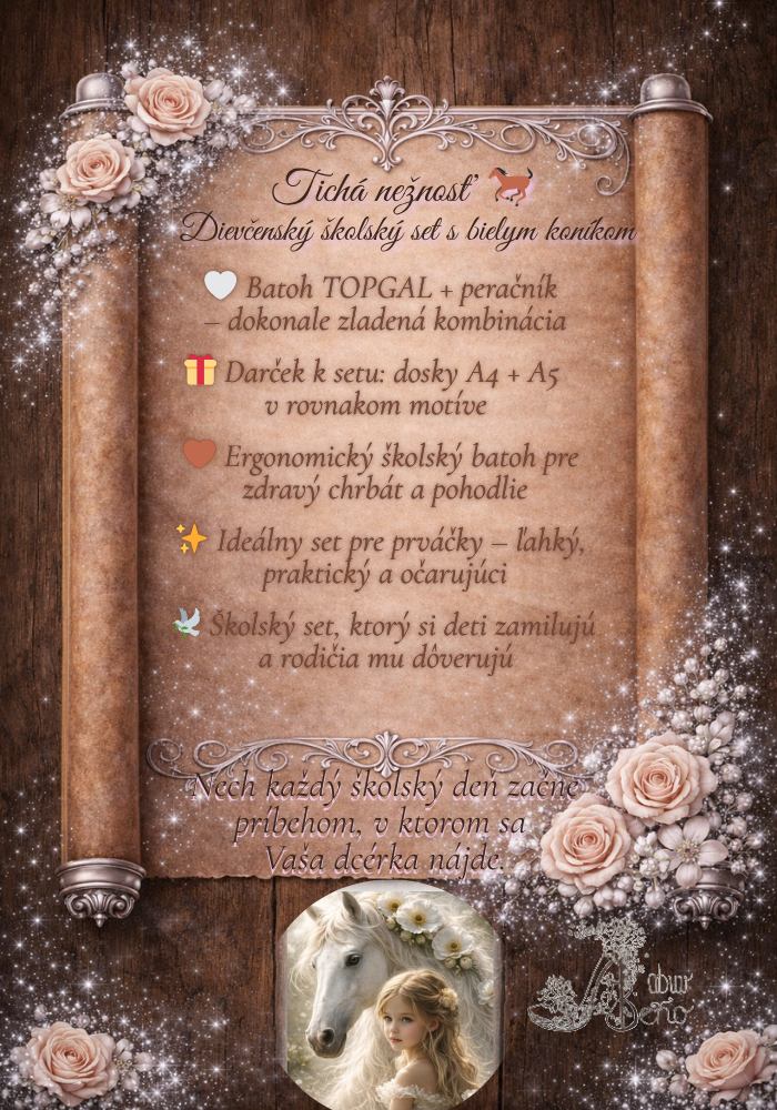 Školský set Topgal PP Karton pre prváčku