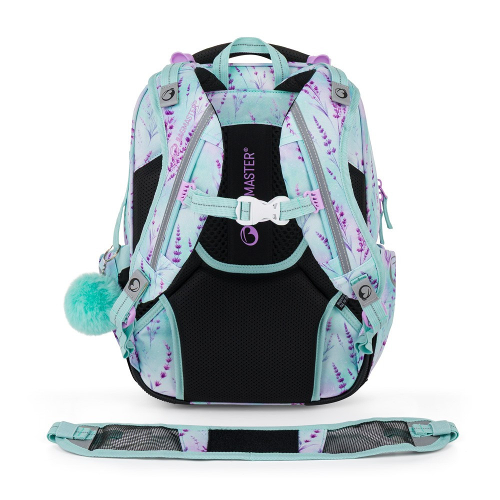 detail popruhov a bedrového pásu batohu LUMI 26B